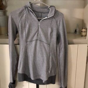 Lululemon jacket - grey and white